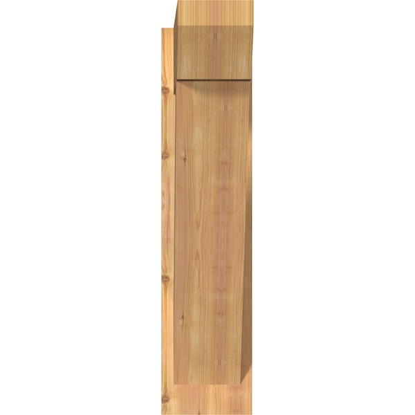 Traditional Slat Smooth Outlooker, Western Red Cedar, 7 1/2W X 26D X 32H